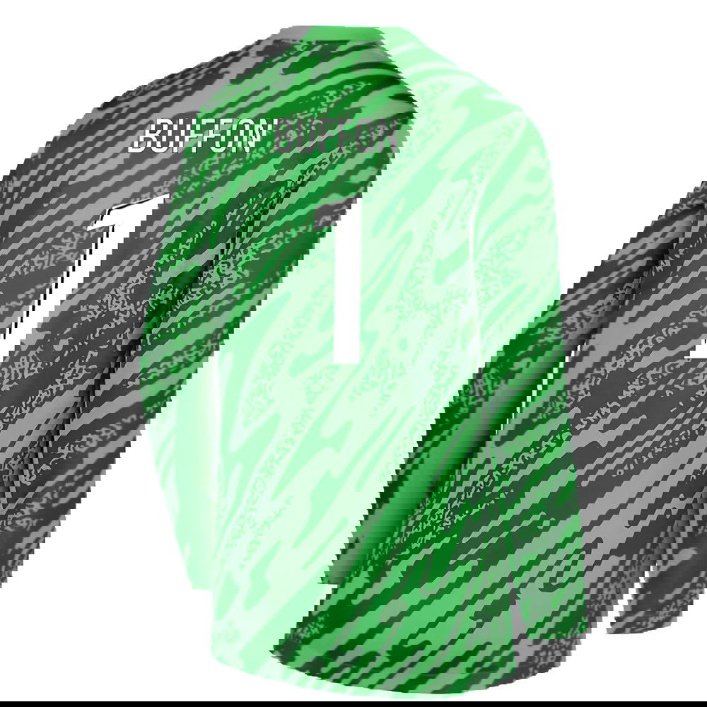 2024-2025 PSG Home Goalkeeper Shirt (Green) (Buffon 1)