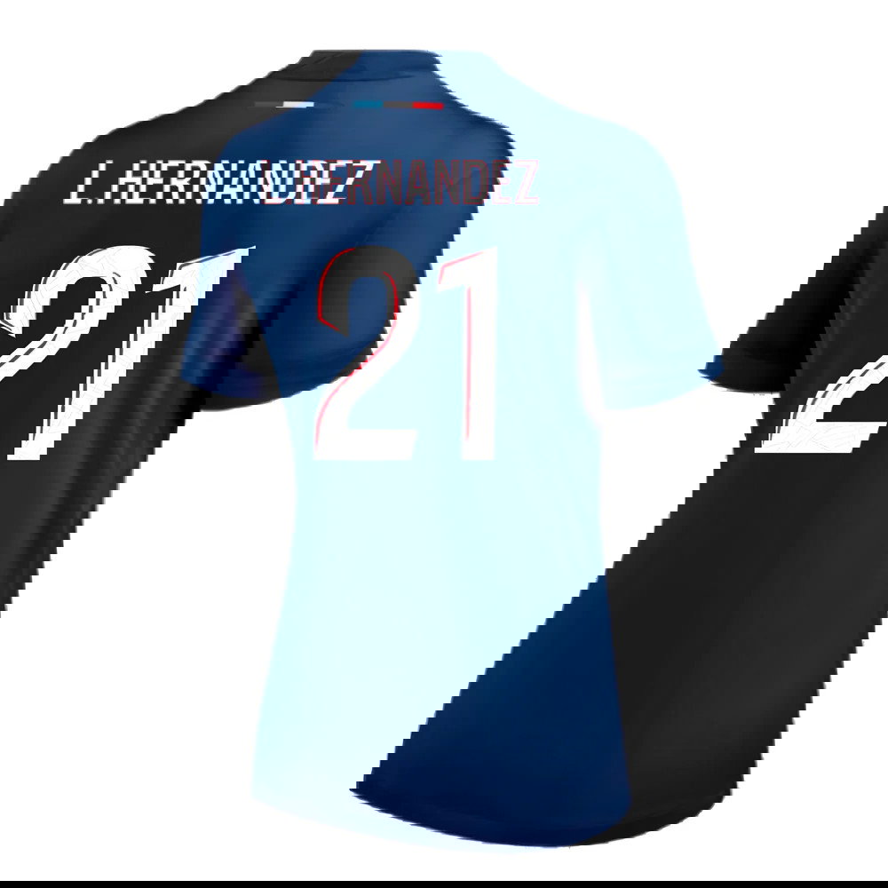 2024-2025 PSG Home Shirt (Womens) (L.Hernandez 21)