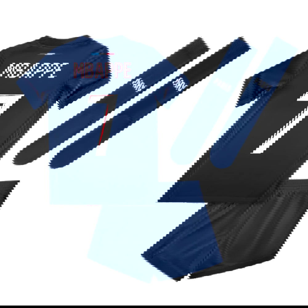 2024-2025 PSG Paris Saint Germain Home Mini Kit (Mbappe 7)