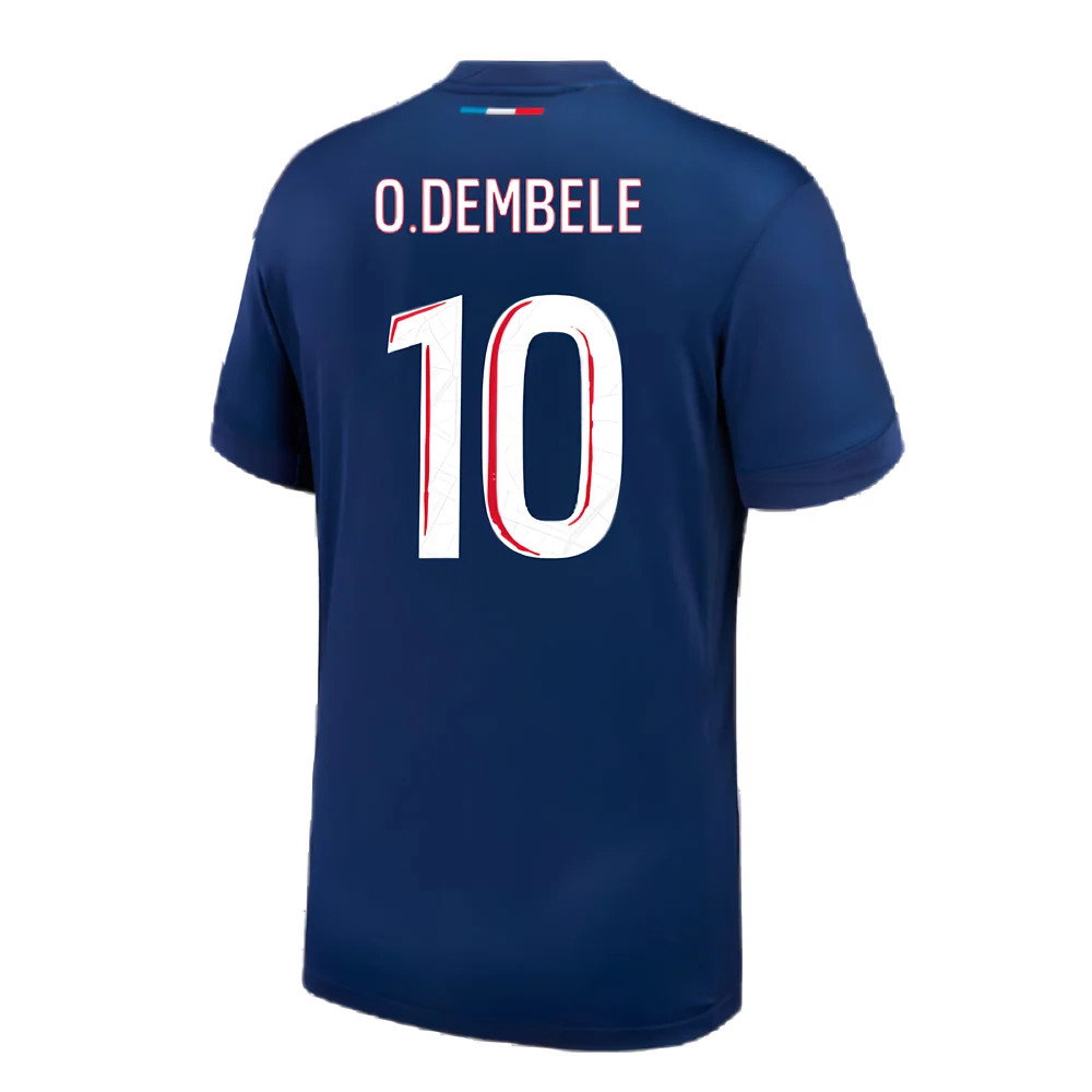 2024-2025 PSG Paris Saint Germain Home Shirt (Kids) (O.Dembele 10)