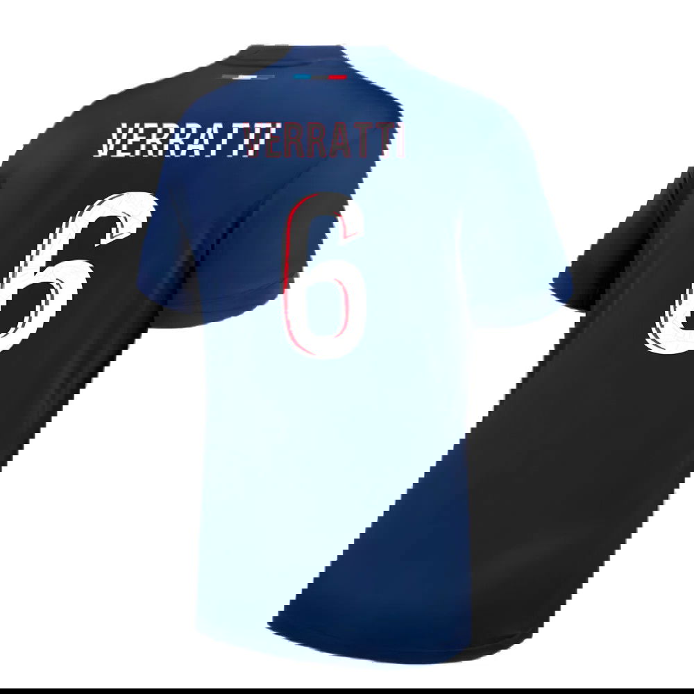 2024-2025 PSG Paris Saint Germain Home Shirt (Verratti 6)