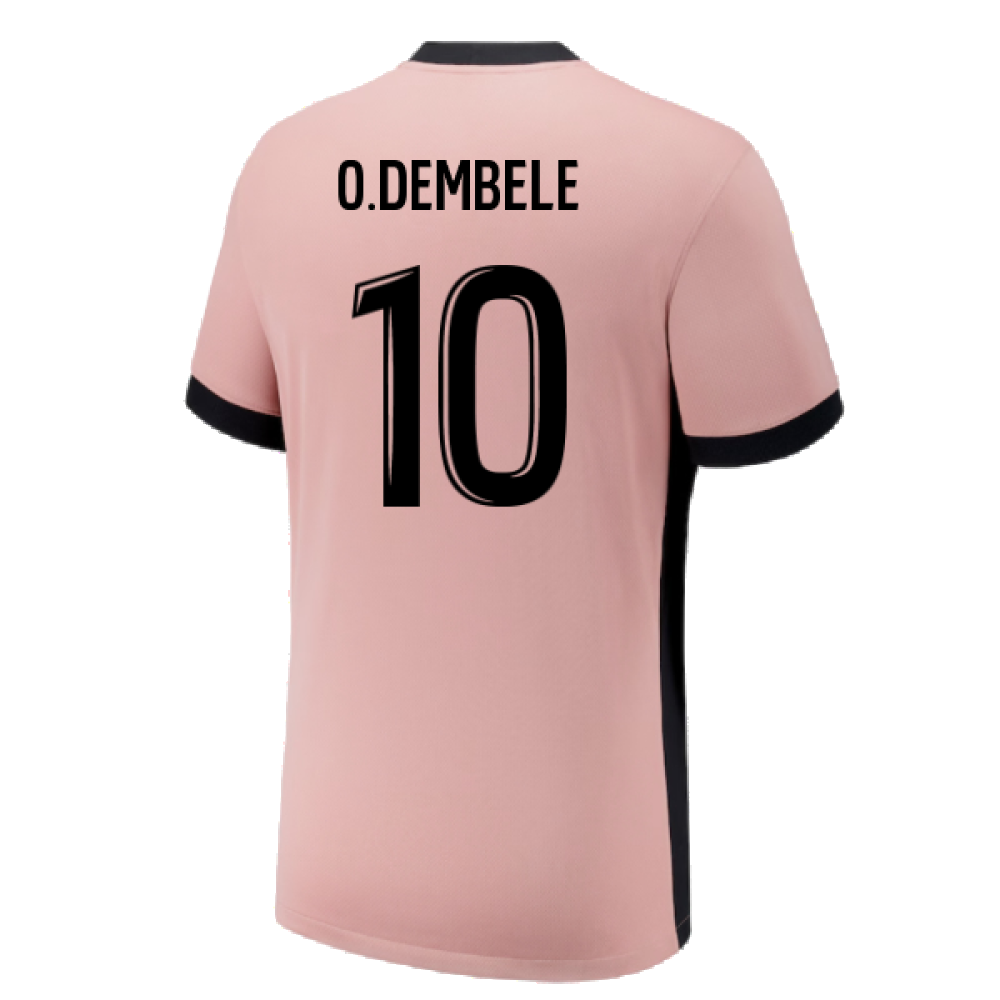 2024-2025 PSG Paris Saint Germain Third Shirt (Kids) (O.Dembele 10)