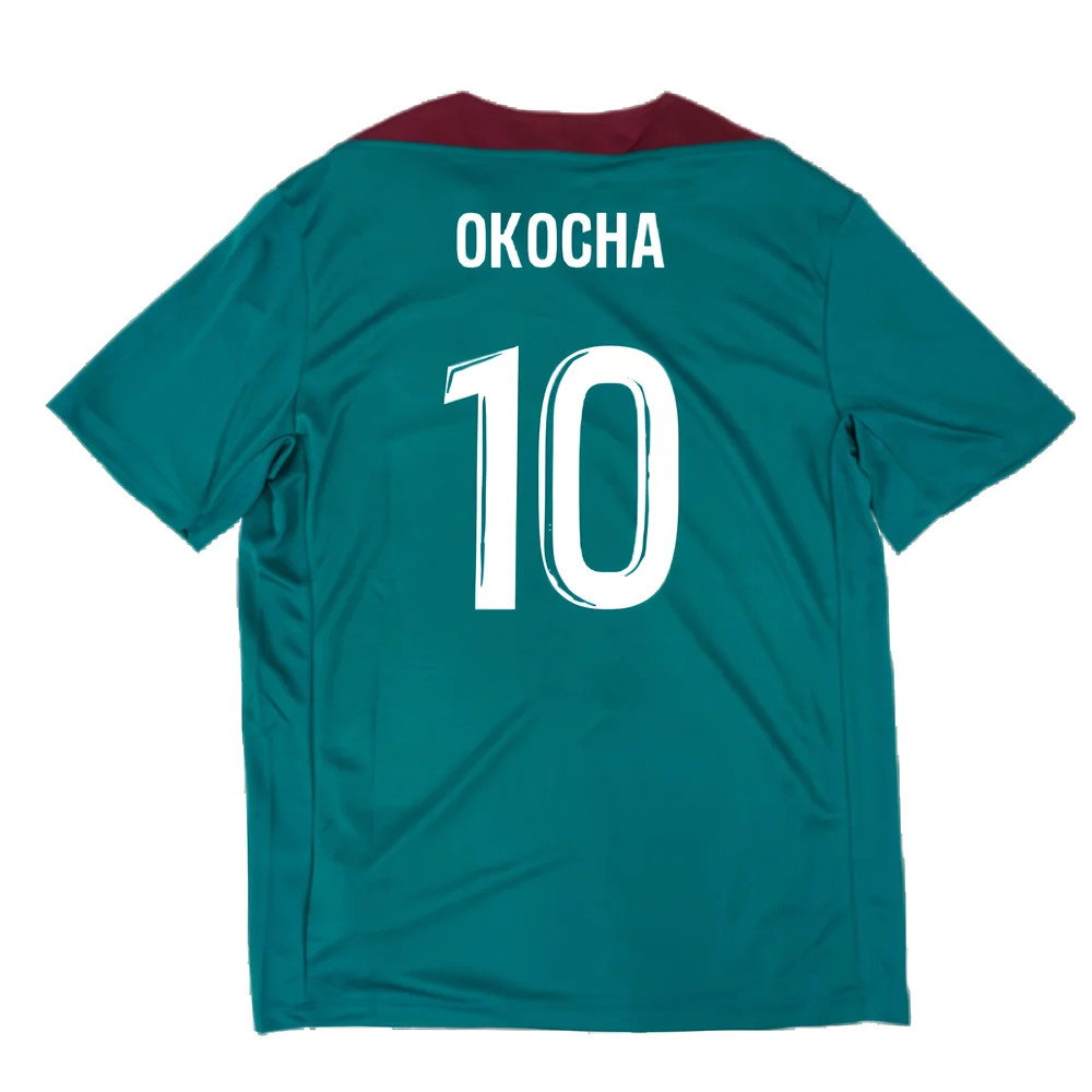 2024-2025 PSG Strike Dri-Fit Training Shirt (Teal) (Okocha 10)