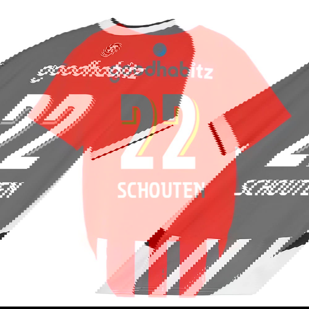 2024-2025 PSV Eindhoven Home Shirt (Kids) (Schouten 22)