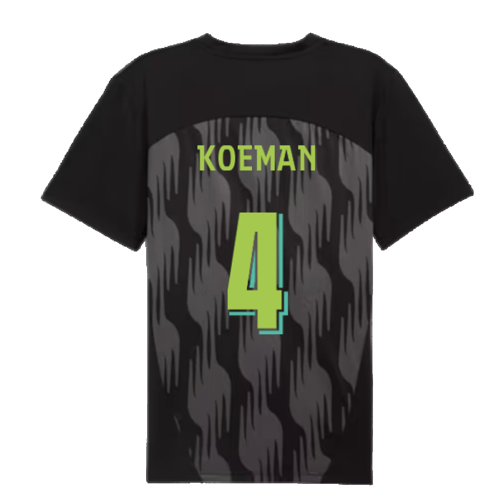 2024-2025 PSV Eindhoven Prematch SS Shirt (Black) (Koeman 4)