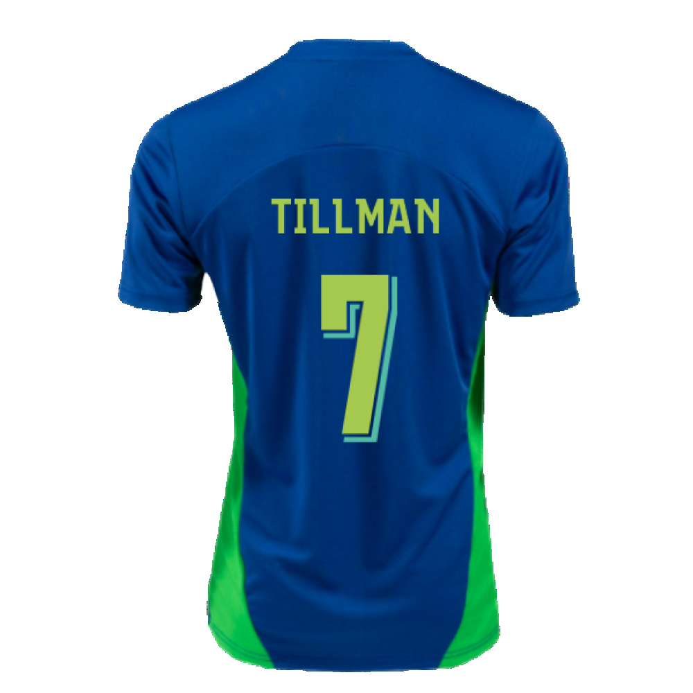 2024-2025 PSV Eindhoven Training Shirt (Cobalt) (Tillman 7)