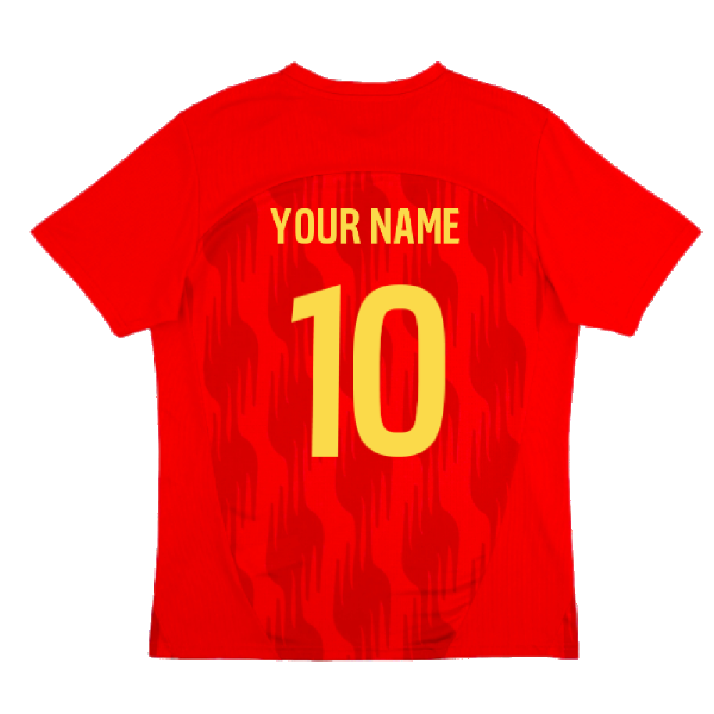 2024-2025 Racing Lens Pre-Match Shirt (Red) (Your Name)
