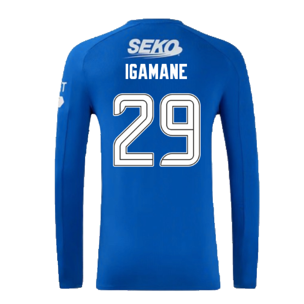 2024-2025 Rangers Long Sleeve Home Shirt (Igamane 29)