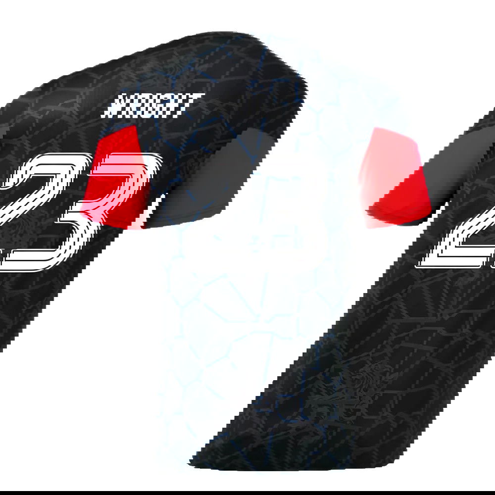 2024-2025 Rangers Third Matchday Tee (Black) (Wright 23)