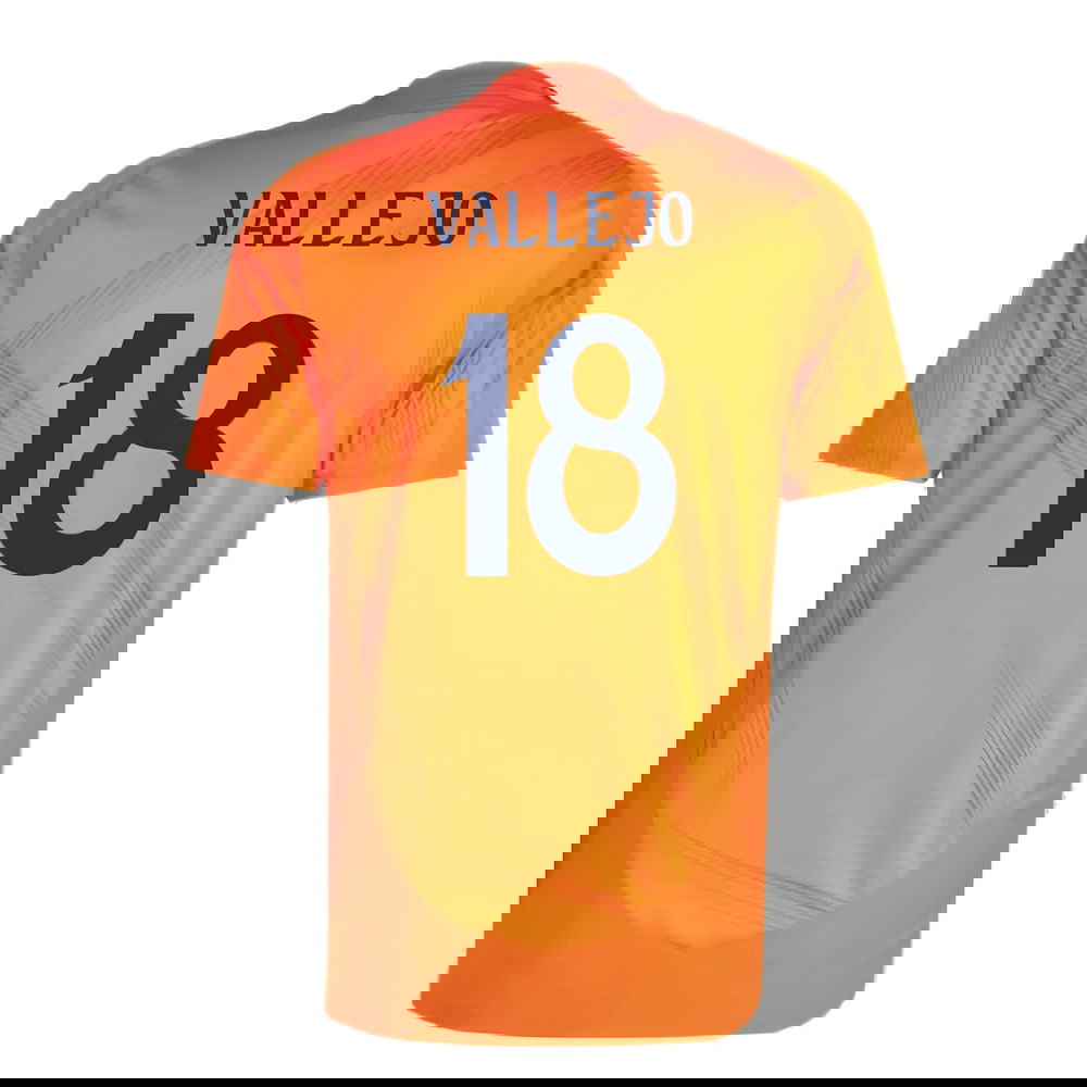 2024-2025 Real Madrid Authentic Away Shirt (Vallejo 18)