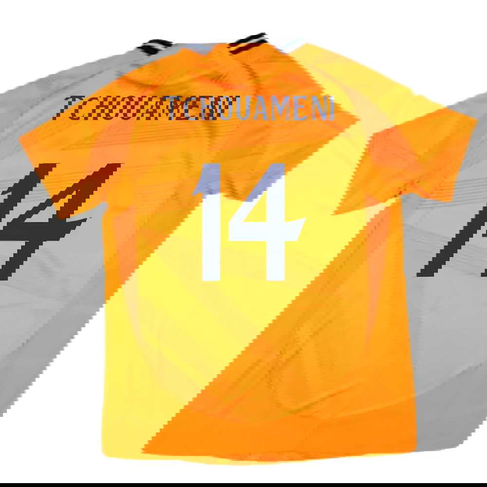 2024-2025 Real Madrid Authentic Away Shirt (Womens) (Tchouameni 14)