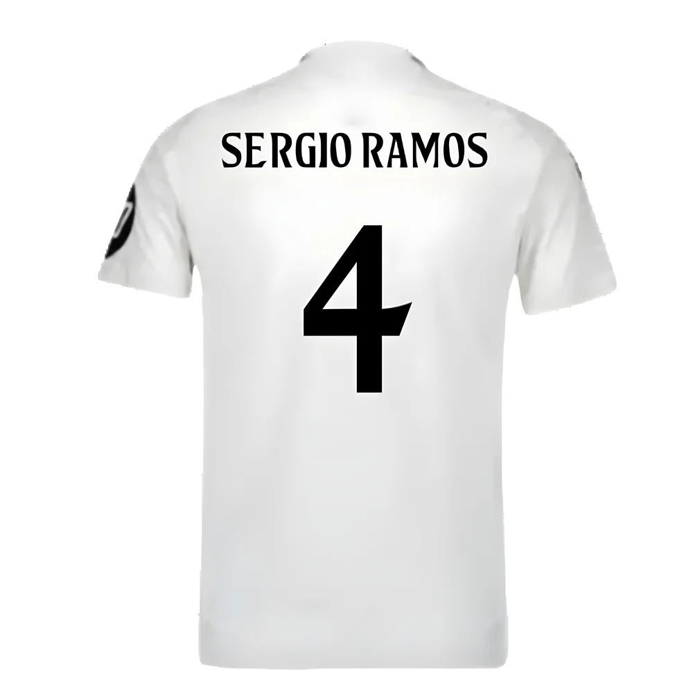 2024-2025 Real Madrid Authentic Home Shirt (Sergio Ramos 4)