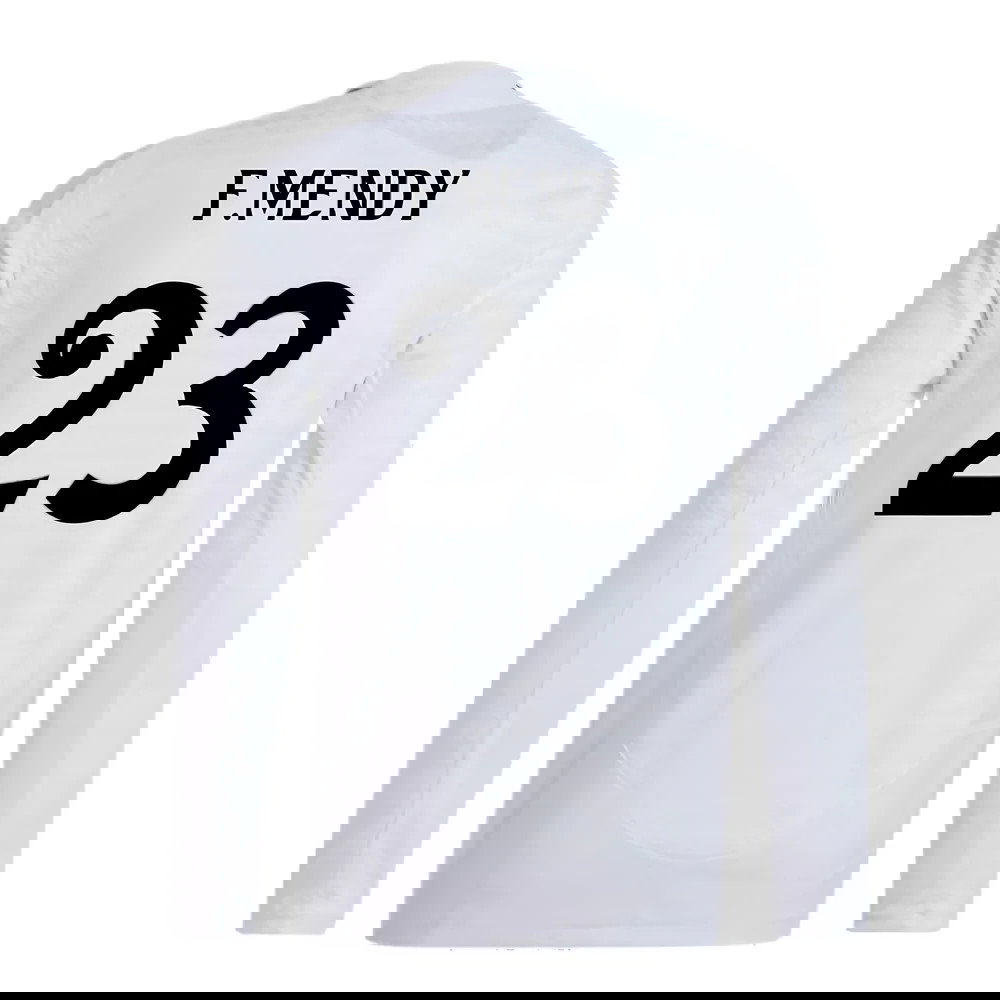 2024-2025 Real Madrid Authentic Long Sleeve Home Shirt (F.Mendy 23)