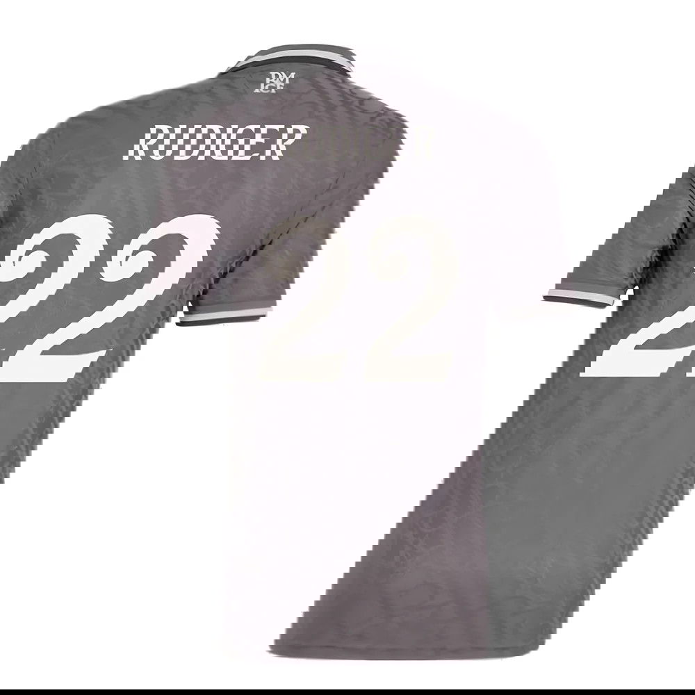 2024-2025 Real Madrid Authentic Third Shirt (Rudiger 22)