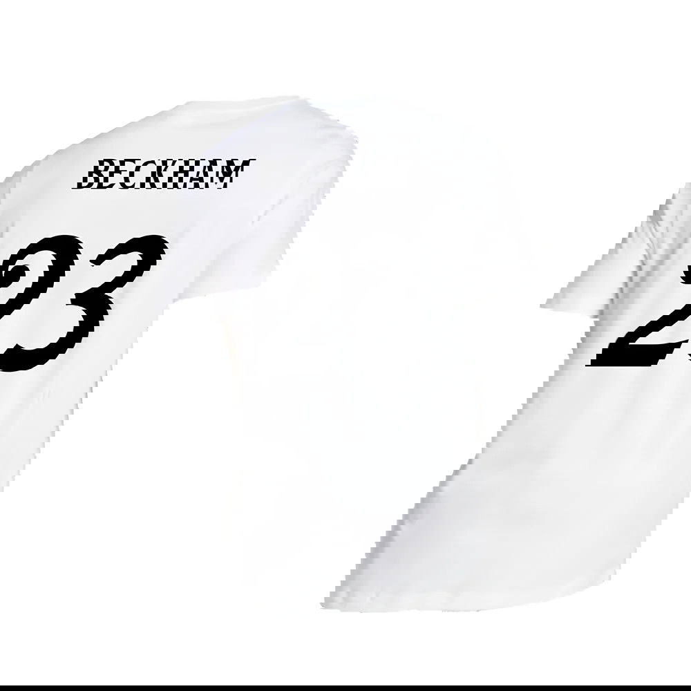 2024-2025 Real Madrid DNA Graphic Tee (White) (Beckham 23)