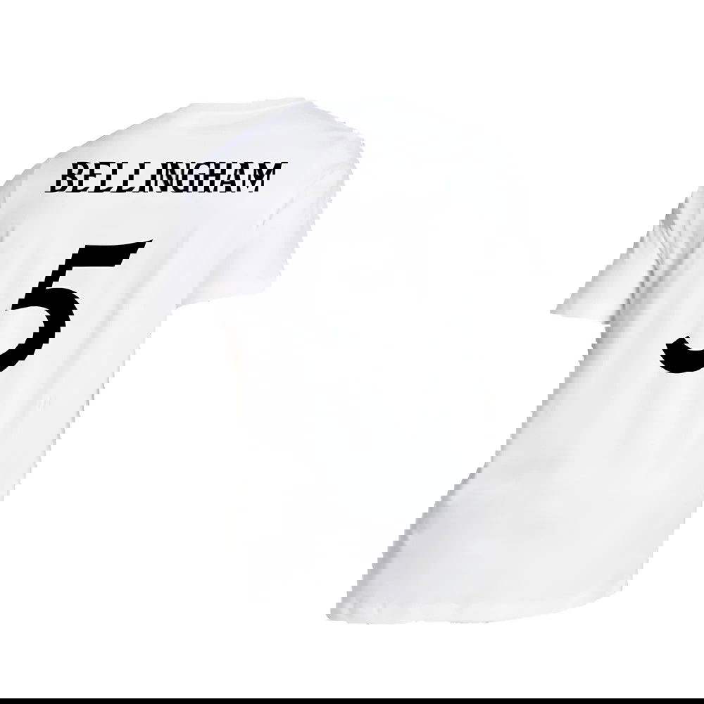 2024-2025 Real Madrid DNA Graphic Tee (White) (Bellingham 5)
