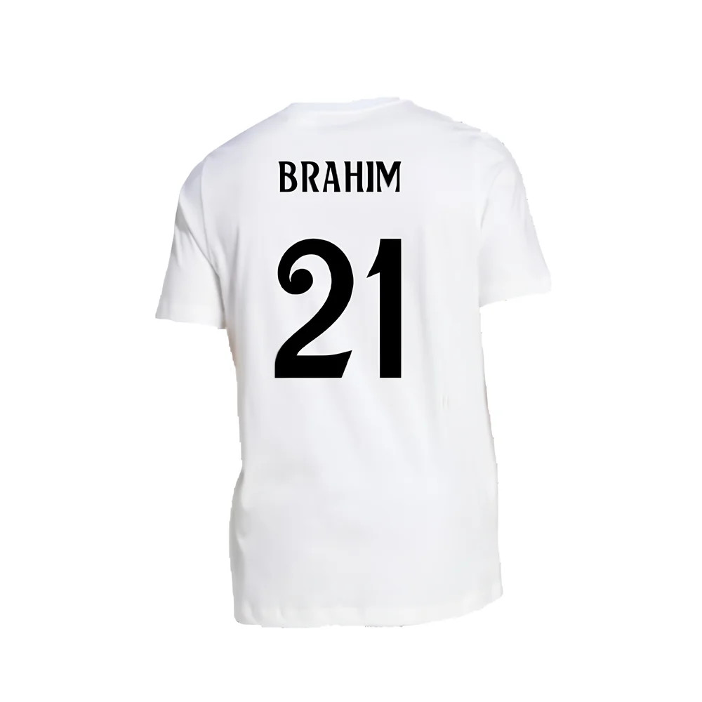 2024-2025 Real Madrid DNA Graphic Tee (White) (Brahim 21)