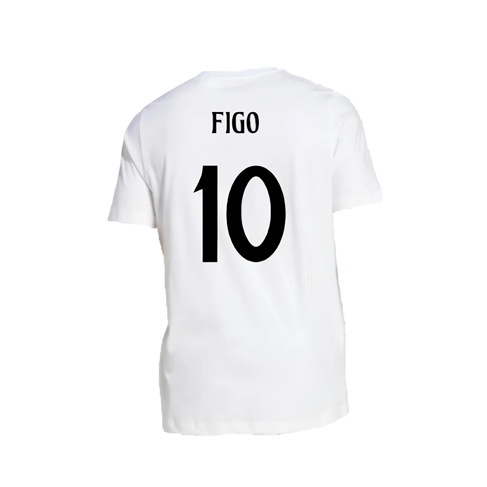 2024-2025 Real Madrid DNA Graphic Tee (White) (Figo 10)
