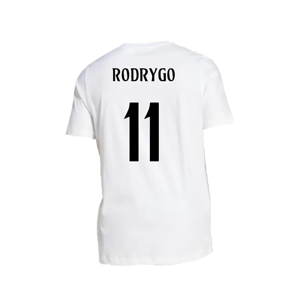 2024-2025 Real Madrid DNA Graphic Tee (White) (Rodrygo 11)