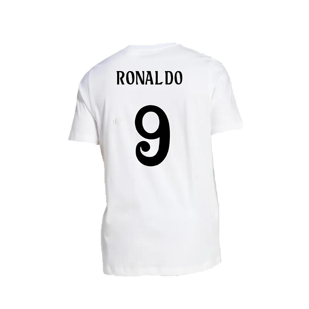 2024-2025 Real Madrid DNA Graphic Tee (White) (Ronaldo 9)