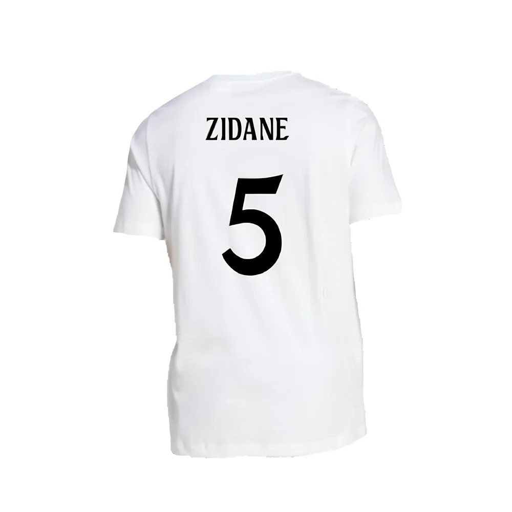 2024-2025 Real Madrid DNA Graphic Tee (White) (Zidane 5)
