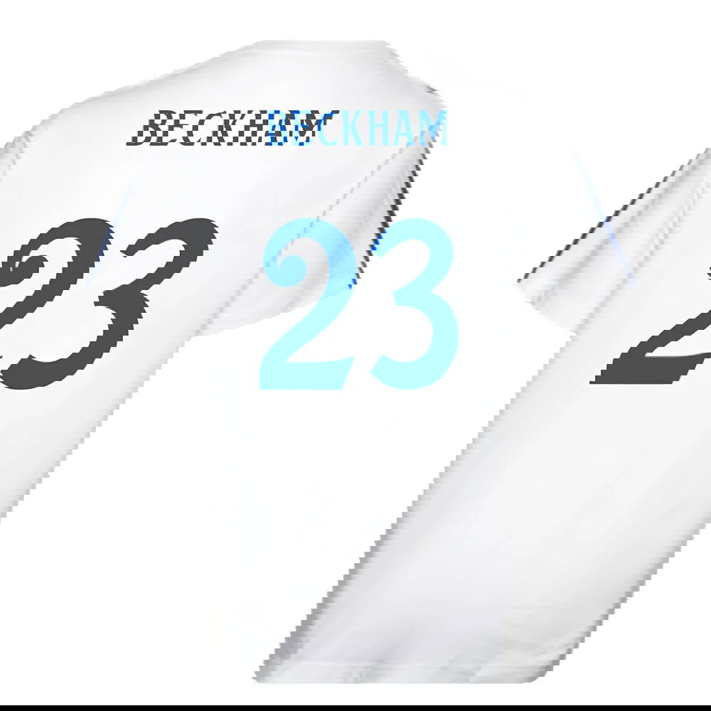 2024-2025 Real Madrid DNA Tee (White) (Beckham 23)