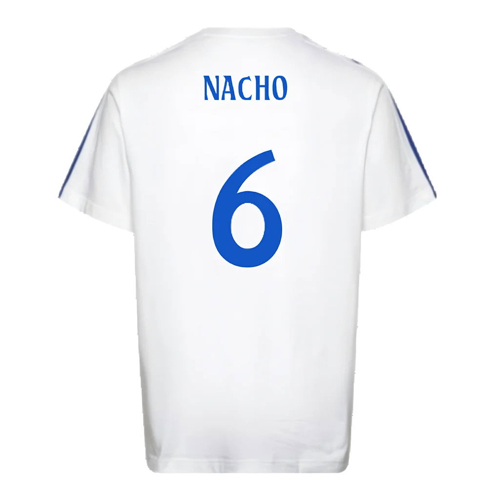 2024-2025 Real Madrid DNA Tee (White) (Nacho 6)