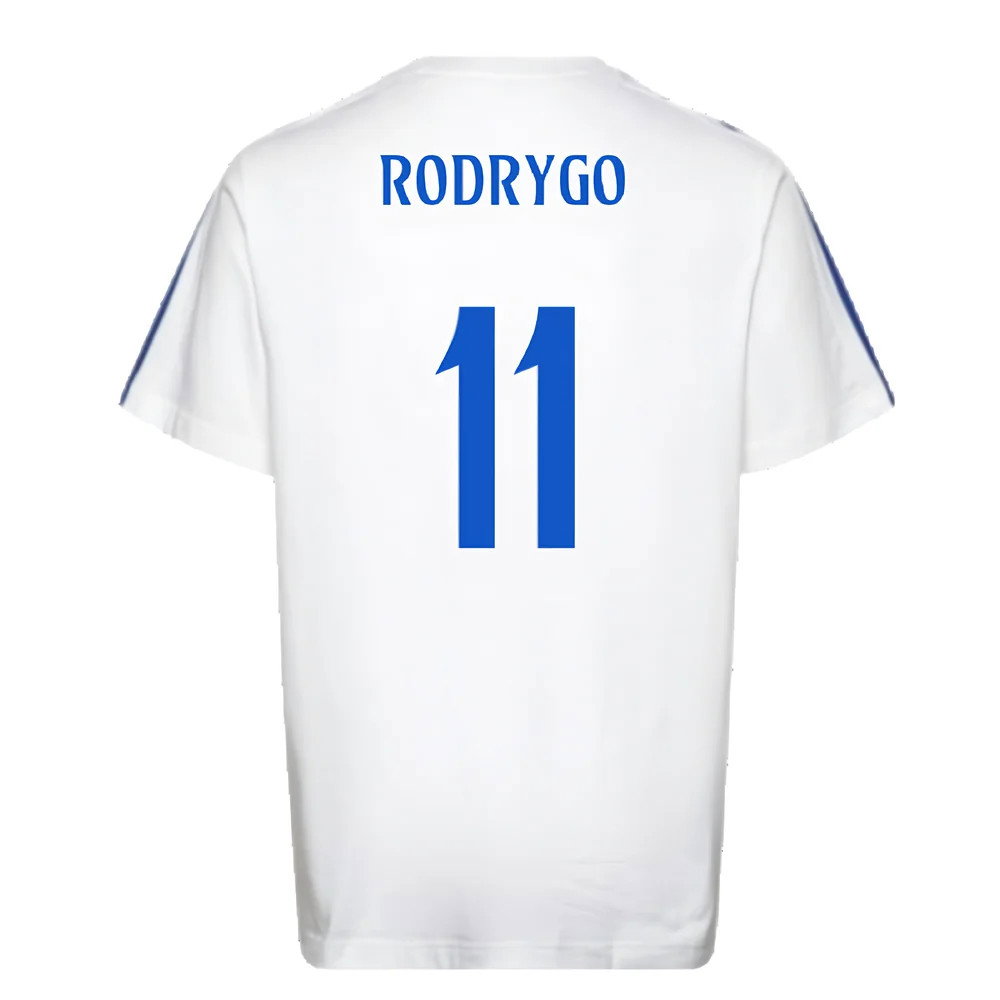 2024-2025 Real Madrid DNA Tee (White) (Rodrygo 11)