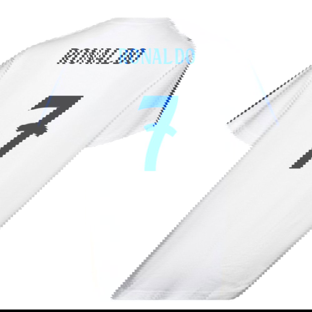 2024-2025 Real Madrid DNA Tee (White) (Ronaldo 7)