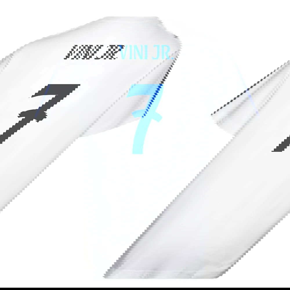 2024-2025 Real Madrid DNA Tee (White) (Vini Jr. 7)