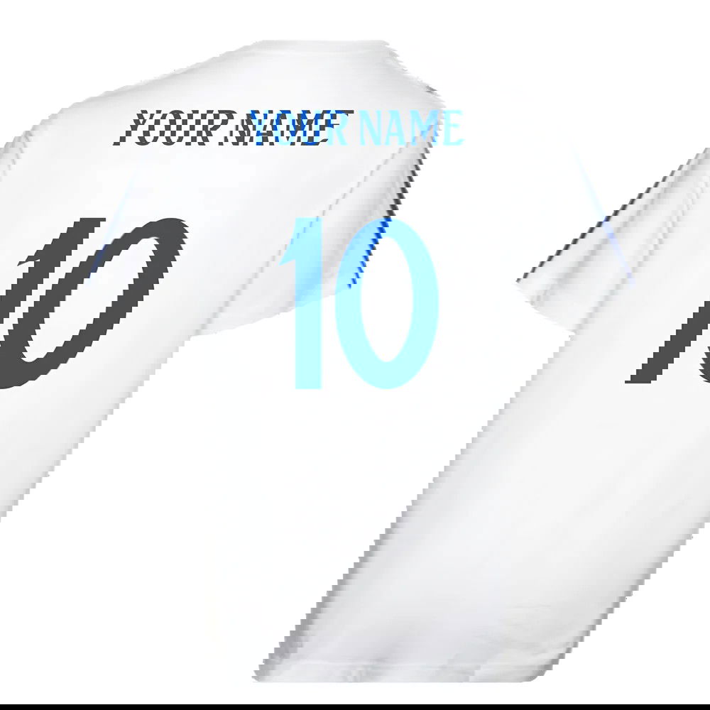 2024-2025 Real Madrid DNA Tee (White) (Your Name)