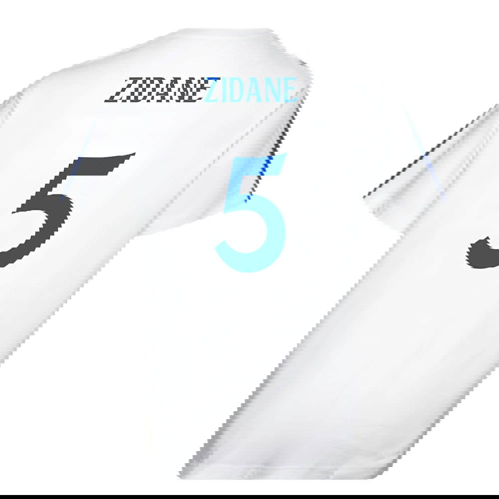 2024-2025 Real Madrid DNA Tee (White) (Zidane 5)