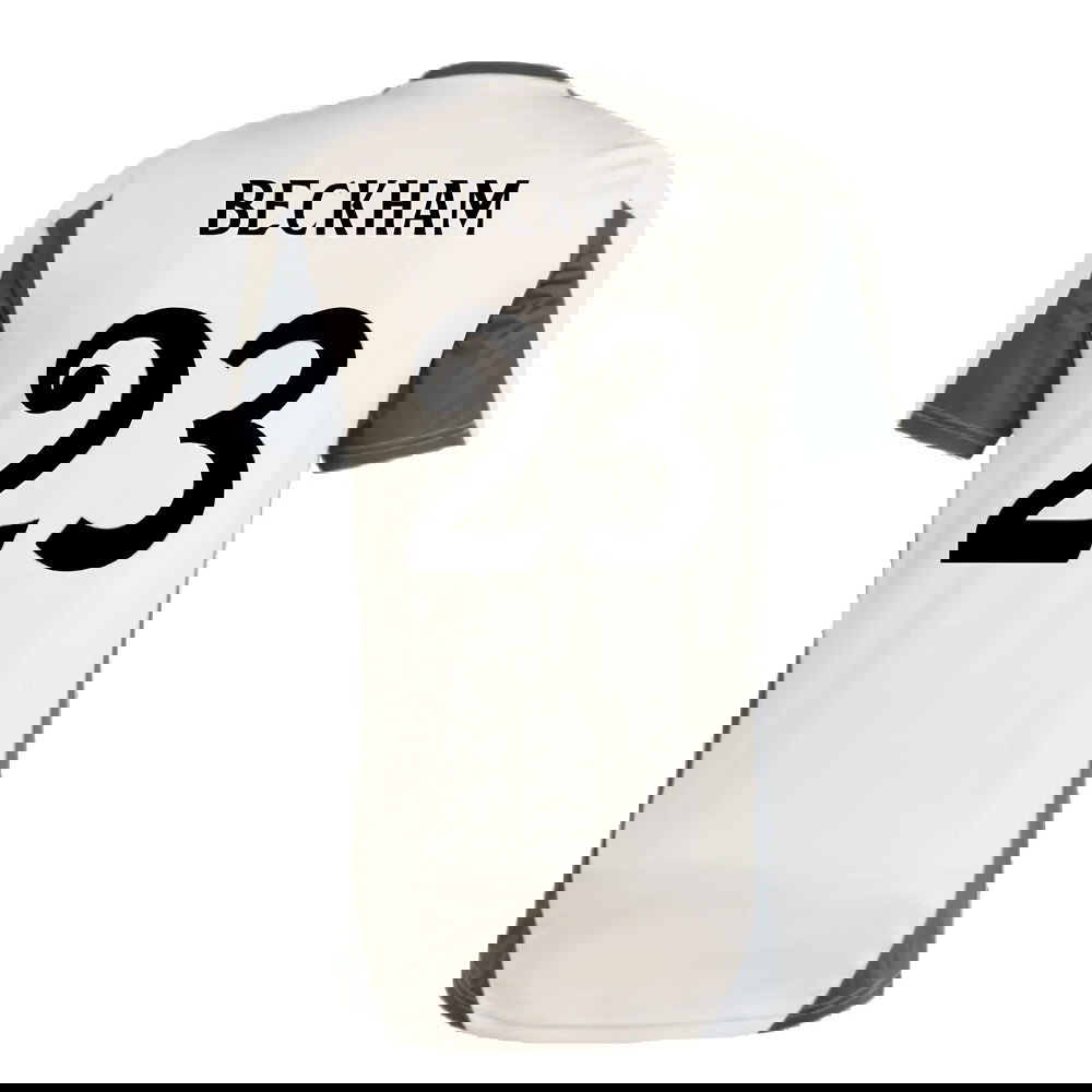 2024-2025 Real Madrid EU Training Jersey (Putty Mauve) (Beckham 23)