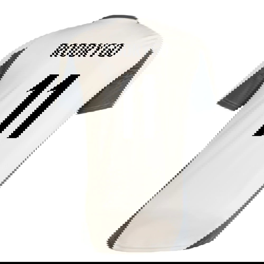 2024-2025 Real Madrid EU Training Jersey (Putty Mauve) (Rodrygo 11)