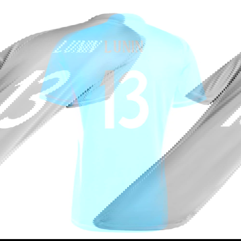 2024-2025 Real Madrid Home Goalkeeper Shirt (Blue) (Lunin 13)