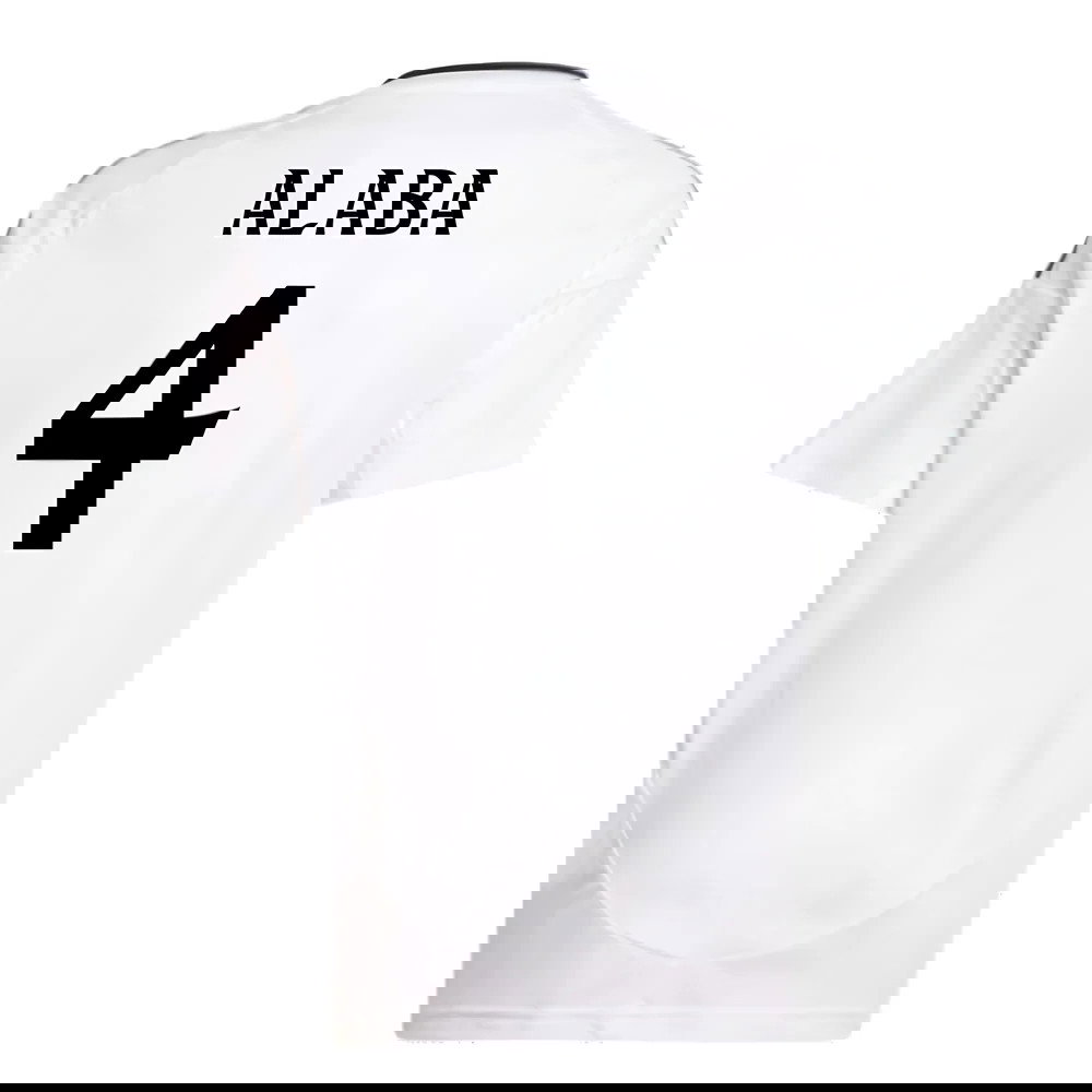 2024-2025 Real Madrid Home Shirt (Kids) (Alaba 4)