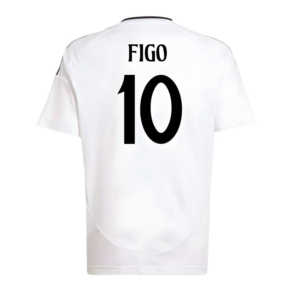 2024-2025 Real Madrid Home Shirt (Kids) (Figo 10)