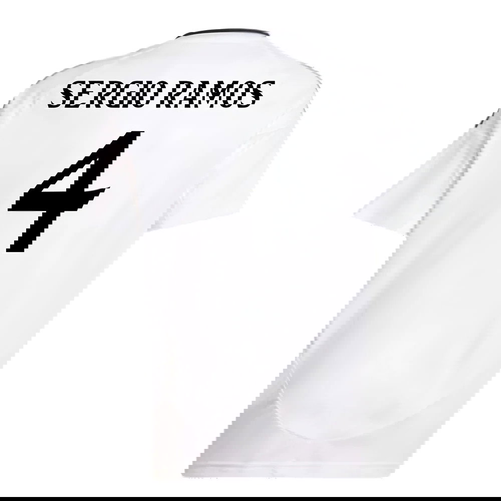 2024-2025 Real Madrid Home Shirt (Kids) (Sergio Ramos 4)