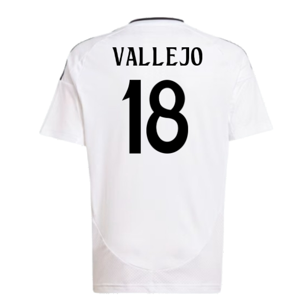 2024-2025 Real Madrid Home Shirt (Kids) (Vallejo 18)