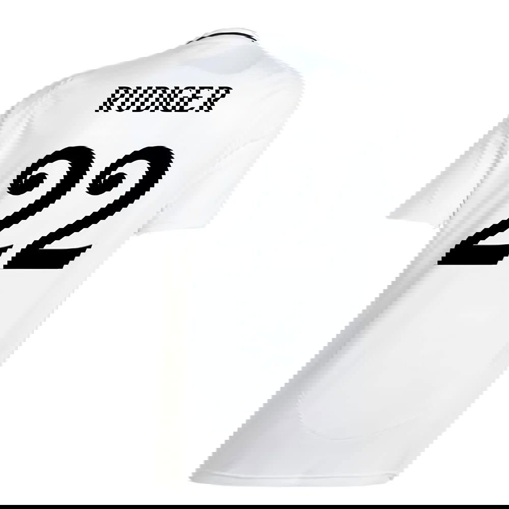 2024-2025 Real Madrid Home Shirt (Rudiger 22)