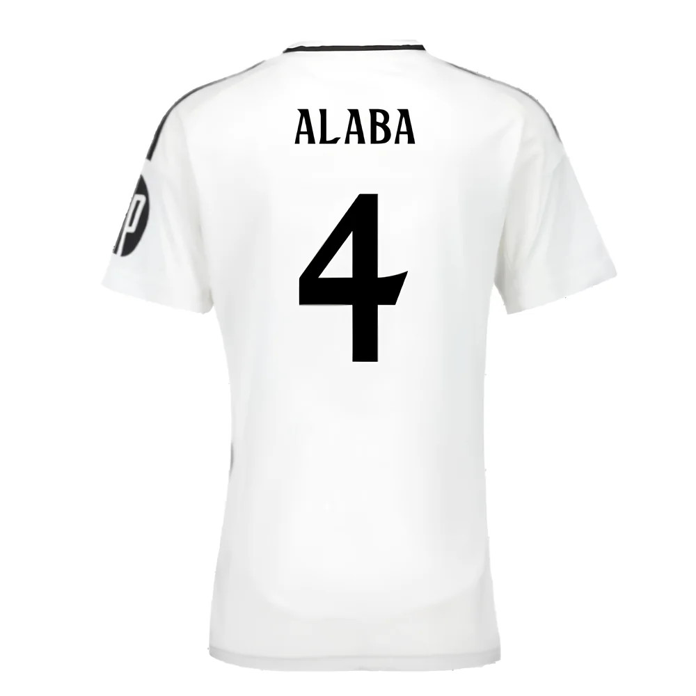2024-2025 Real Madrid Home Shirt (Womens) (Alaba 4)