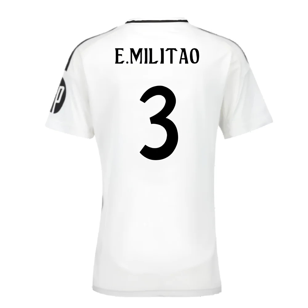 2024-2025 Real Madrid Home Shirt (Womens) (E.Militao 3)