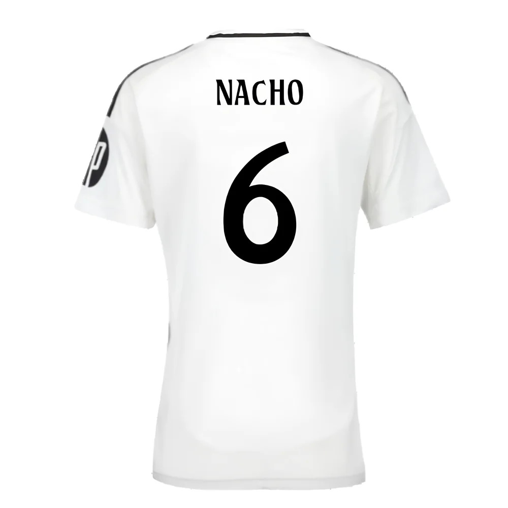 2024-2025 Real Madrid Home Shirt (Womens) (Nacho 6)