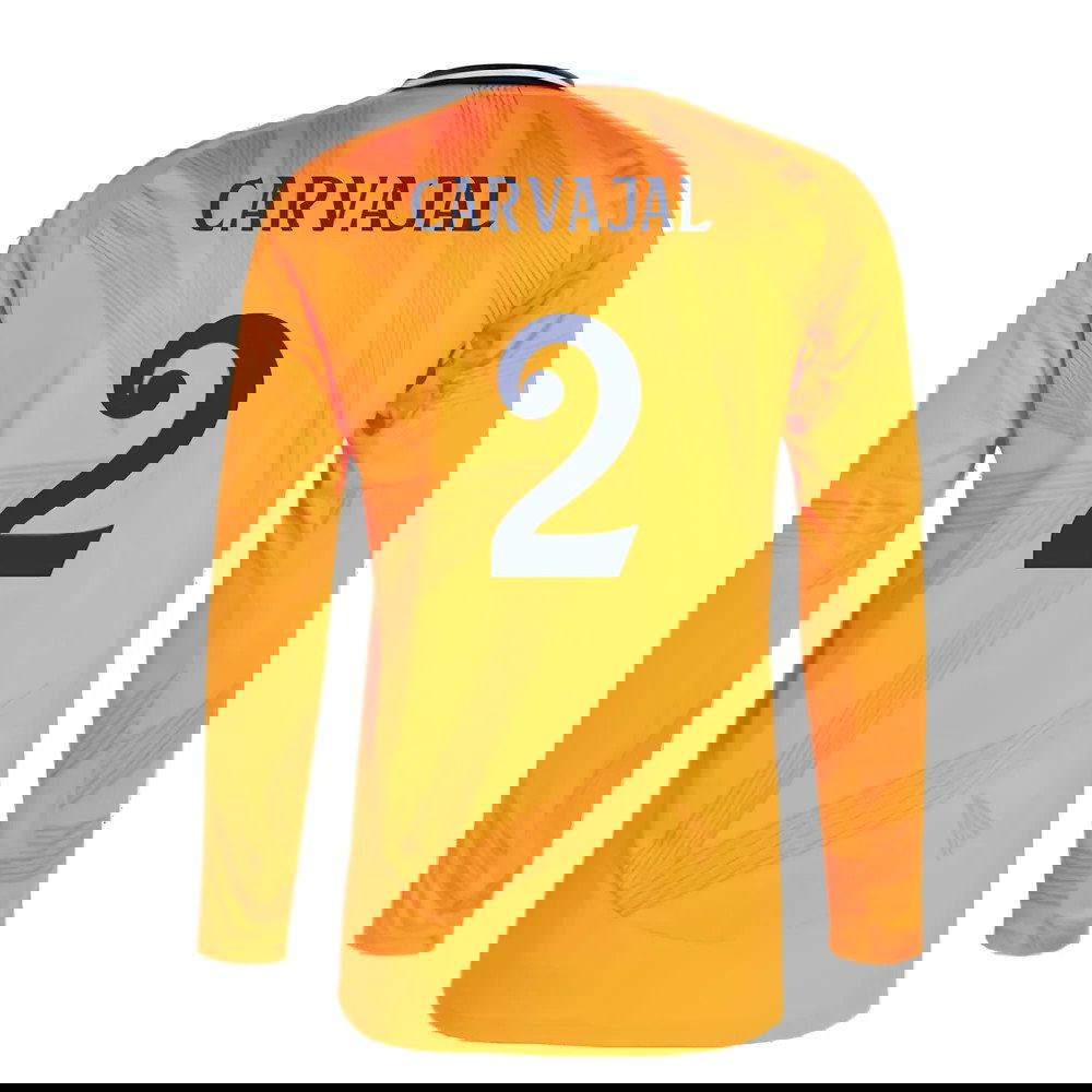 2024-2025 Real Madrid Long Sleeve Away Shirt (Carvajal 2)