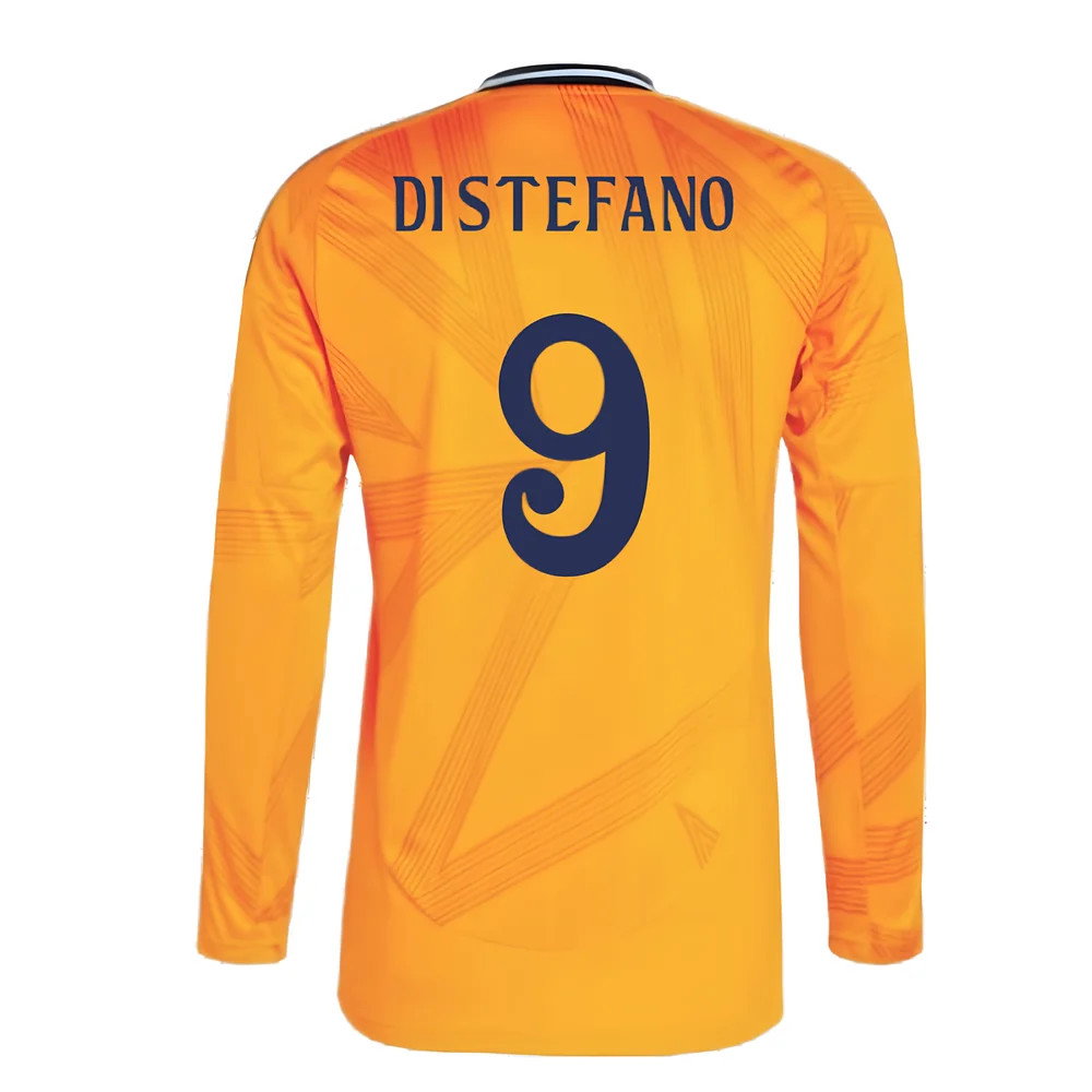 2024-2025 Real Madrid Long Sleeve Away Shirt (Di Stefano 9)
