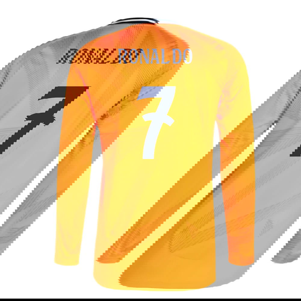 2024-2025 Real Madrid Long Sleeve Away Shirt (Ronaldo 7)