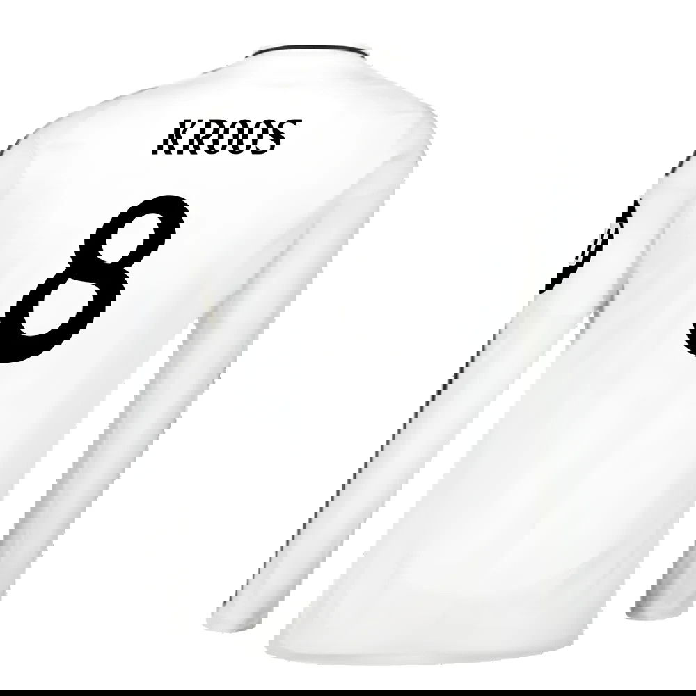 2024-2025 Real Madrid Long Sleeve Home Shirt (Kroos 8)