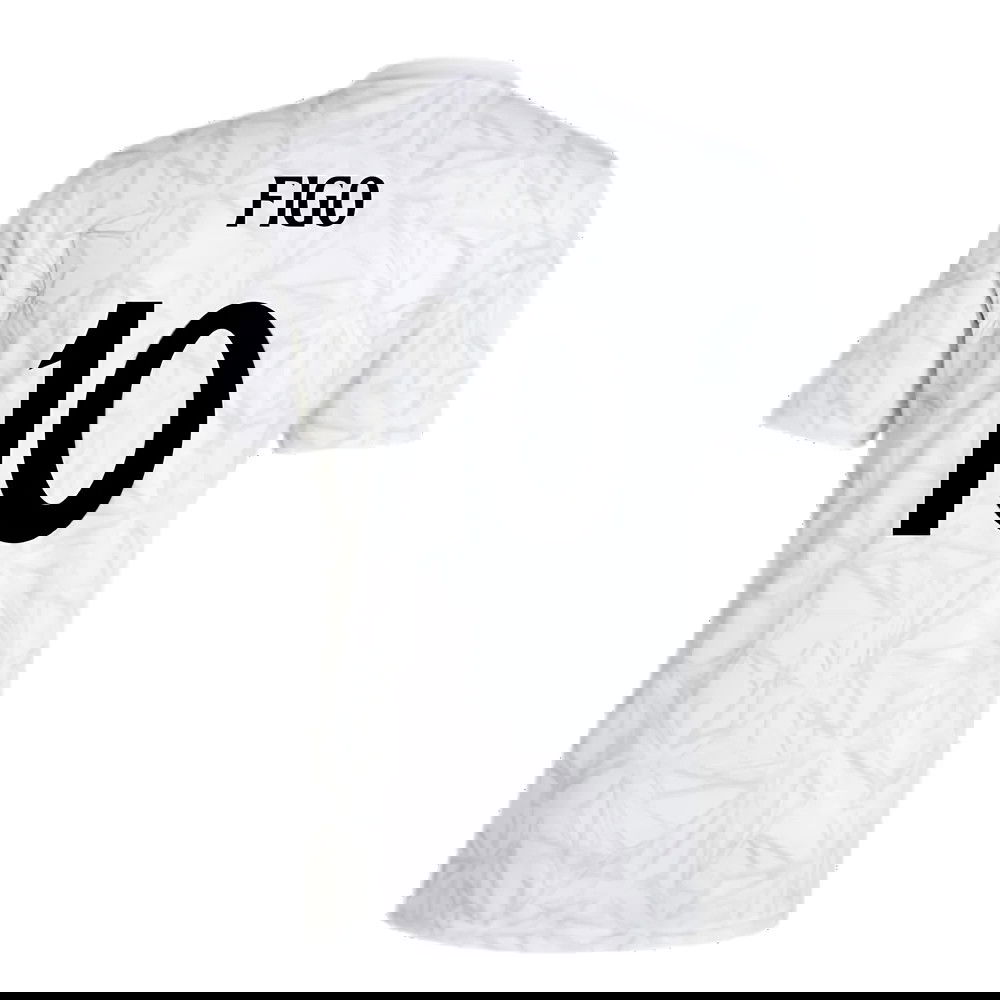 2024-2025 Real Madrid Pre-Match Shirt (White) (Figo 10)