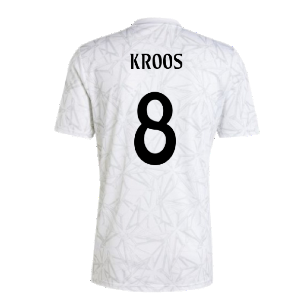2024-2025 Real Madrid Pre-Match Shirt (White) (Kroos 8)