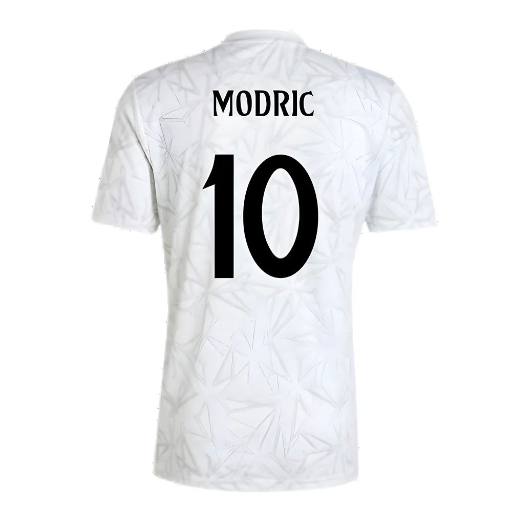 2024-2025 Real Madrid Pre-Match Shirt (White) (Modric 10)